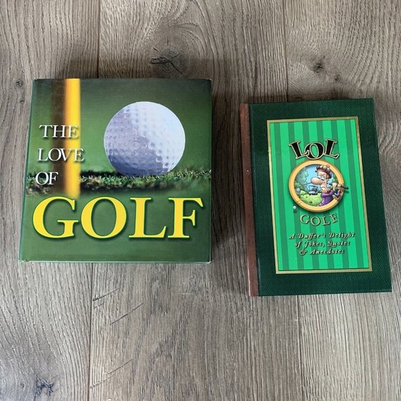 Other - The Love of Golf HCDJ & LOL Golf HC Anecdotes History Jokes & Quotes lot of 2 HC